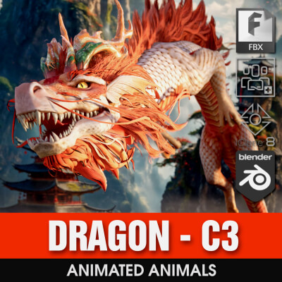 Dragon-C3-Animated by Animated3d