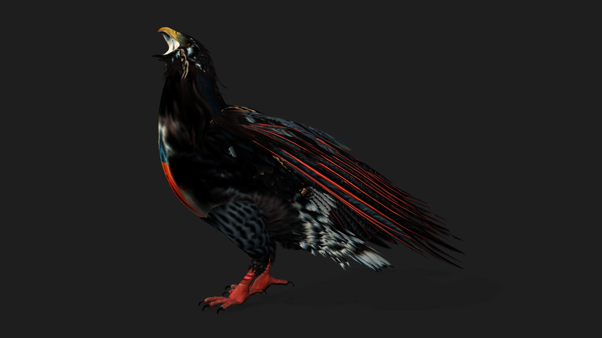 Eagle A1 Animated - 3D Model by Animated3d