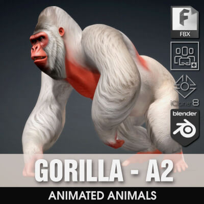 Gorilla-A2-Animated by Animated3d