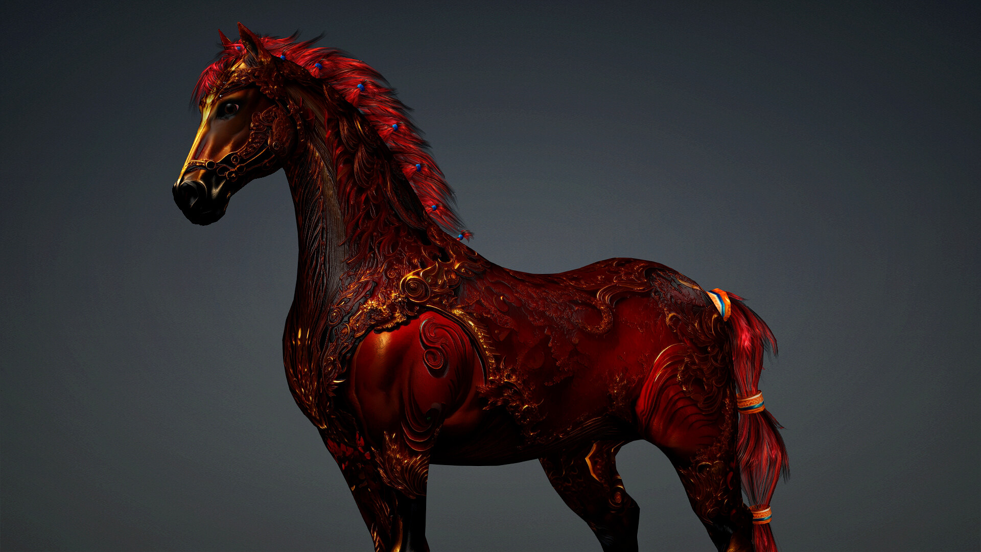 Horse-E4-Animated 3D Animation by Animated3d