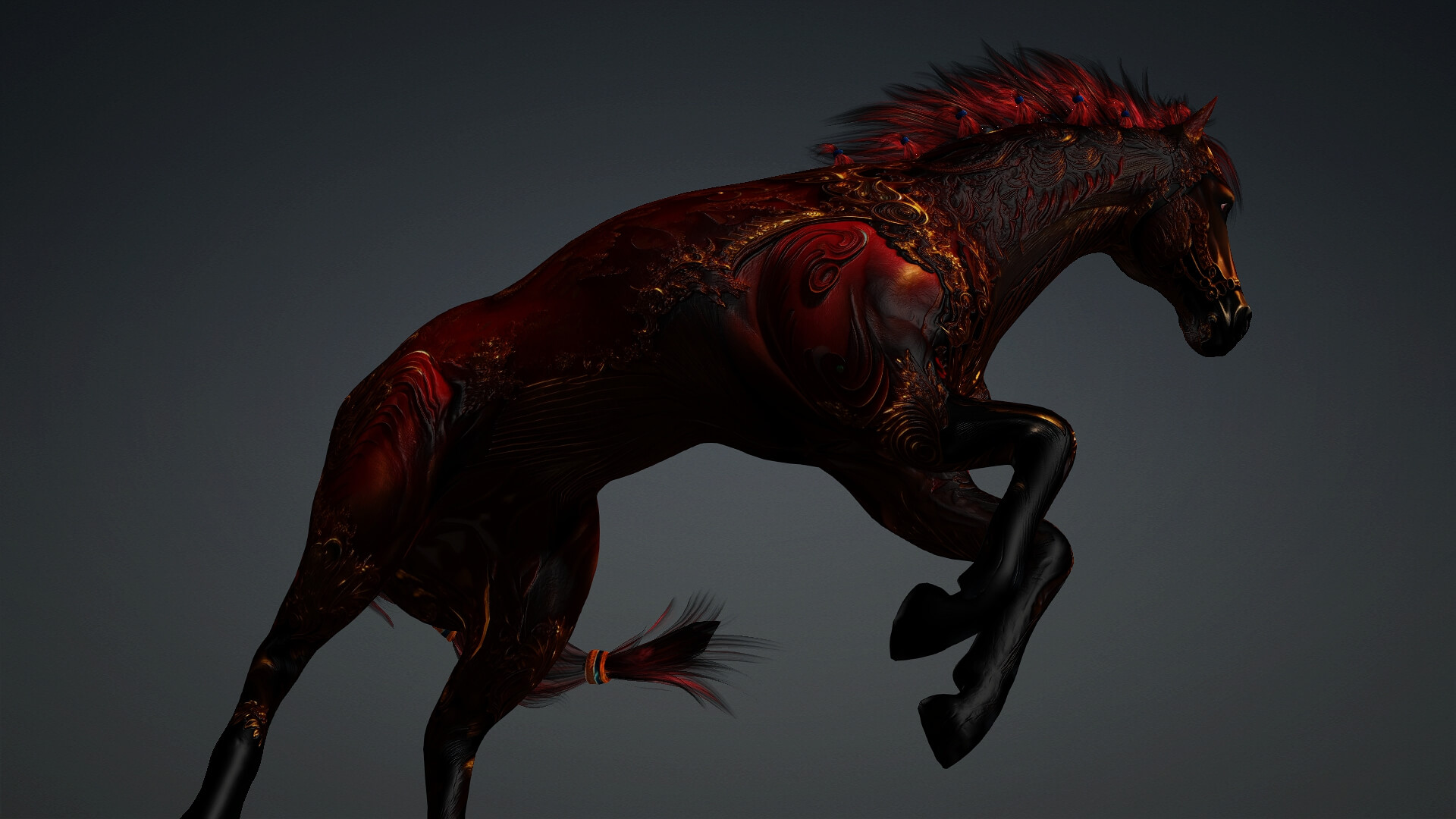 Horse-E4-Animated 3D Animation by Animated3d