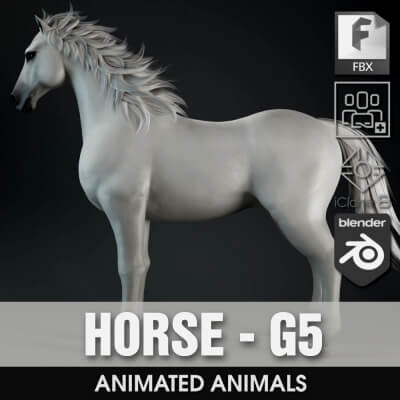 Horse-G5-Animated by Animated3d