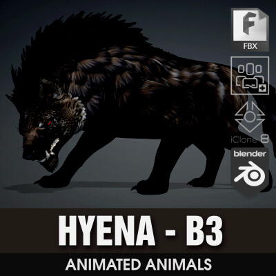 Hyena-B3-Animated by Animated3d