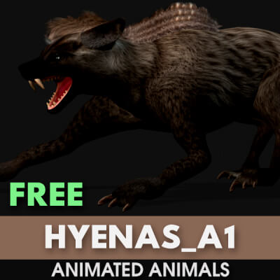 Hyenas A1 Animated by Animated3d
