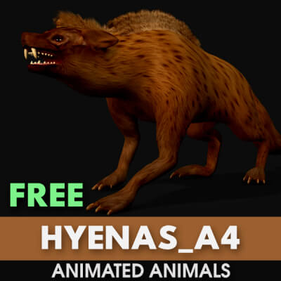 Hyenas A4 Animated