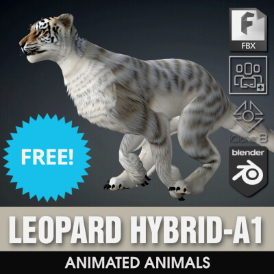 Leopard Hybrid A1 by Animated3d