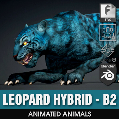 Leopard Hybrid-B2 by Animated3d