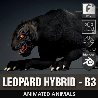 Leopard Hybrid-B3 by Animated3d
