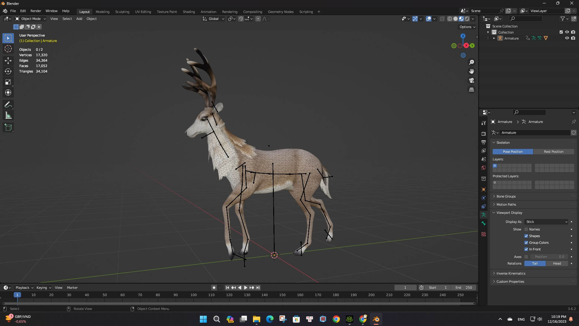 Moose A2 Animated - 3D Model by Animated3d