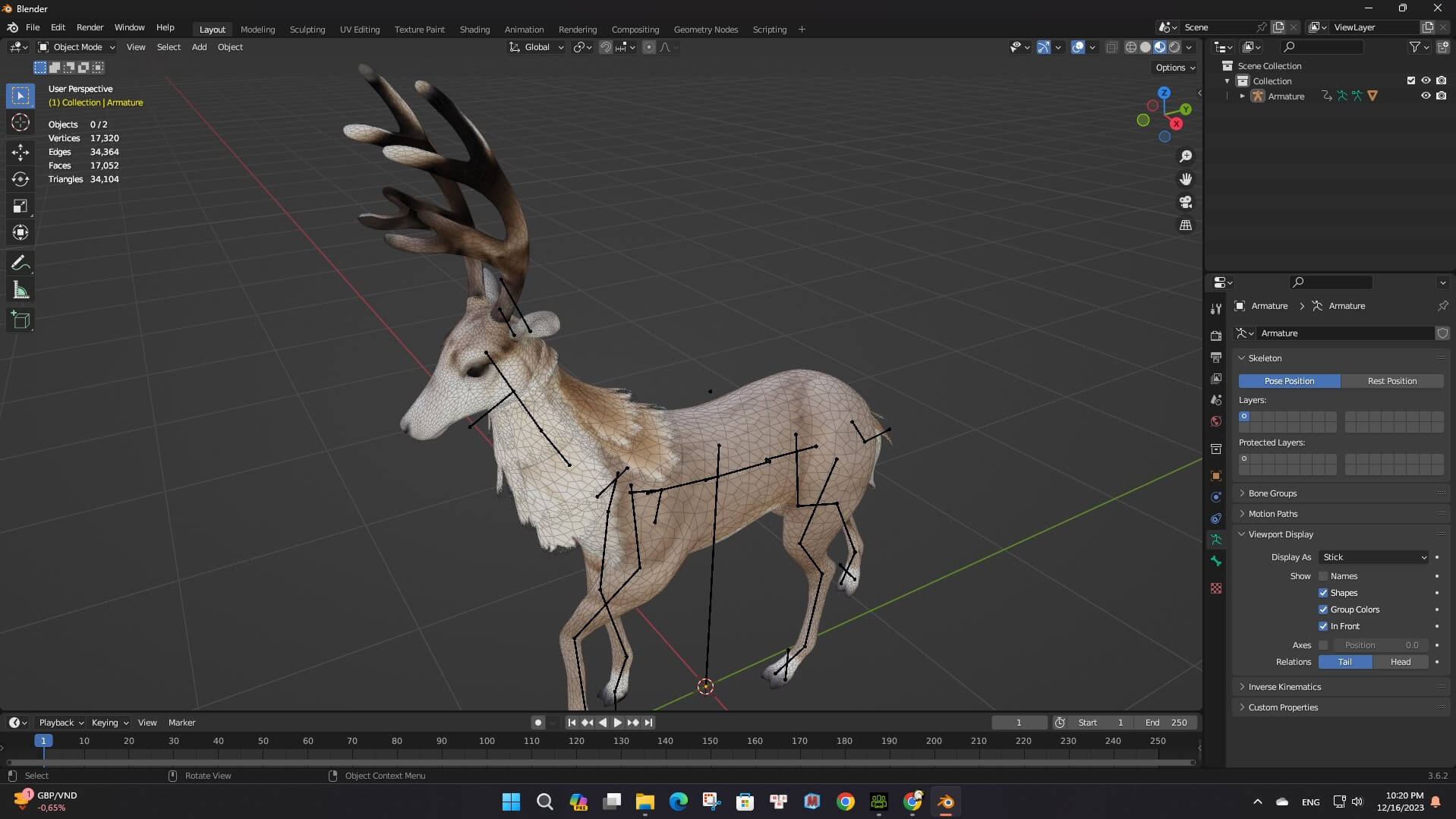 Moose A2 Animated - 3D Model by Animated3d