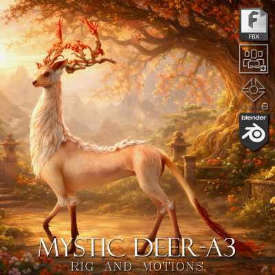 Mystic Deer-A3