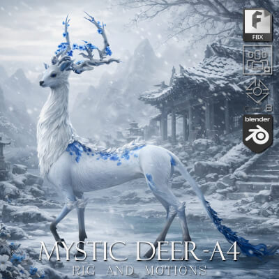 Mystic Deer-A4