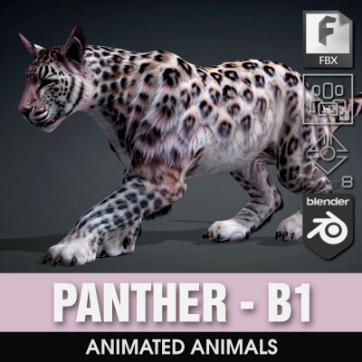 Panther-B1-Animated by Animated3d