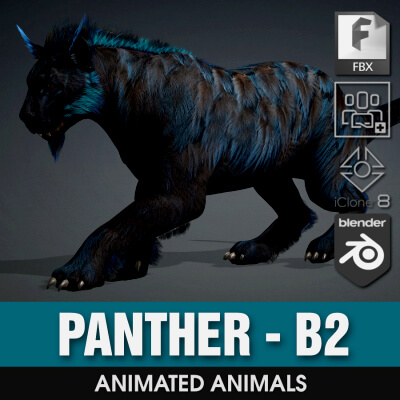 Panther-B2-Animated by Animated3d