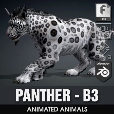 Panther-B3-Animated by Animated3d