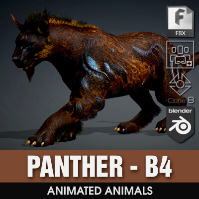 Panther-B4-Animated by Animated3d