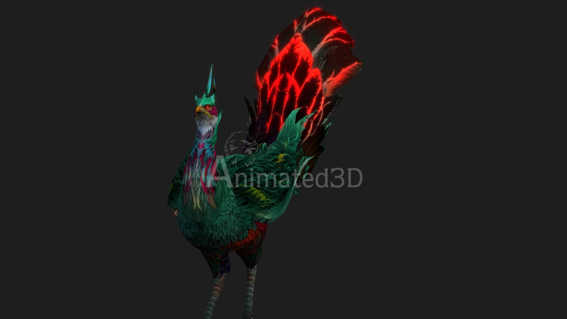 Phoenix A2 Animated - 3D Model by Animated3d
