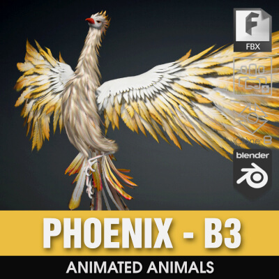 Phoenix-B3-Animated by Animated3d
