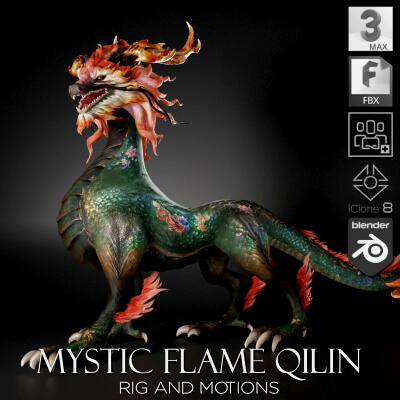 Mystic Flame Qilin-D1