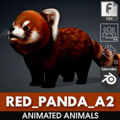 Red Panda-A2 by Animated3d