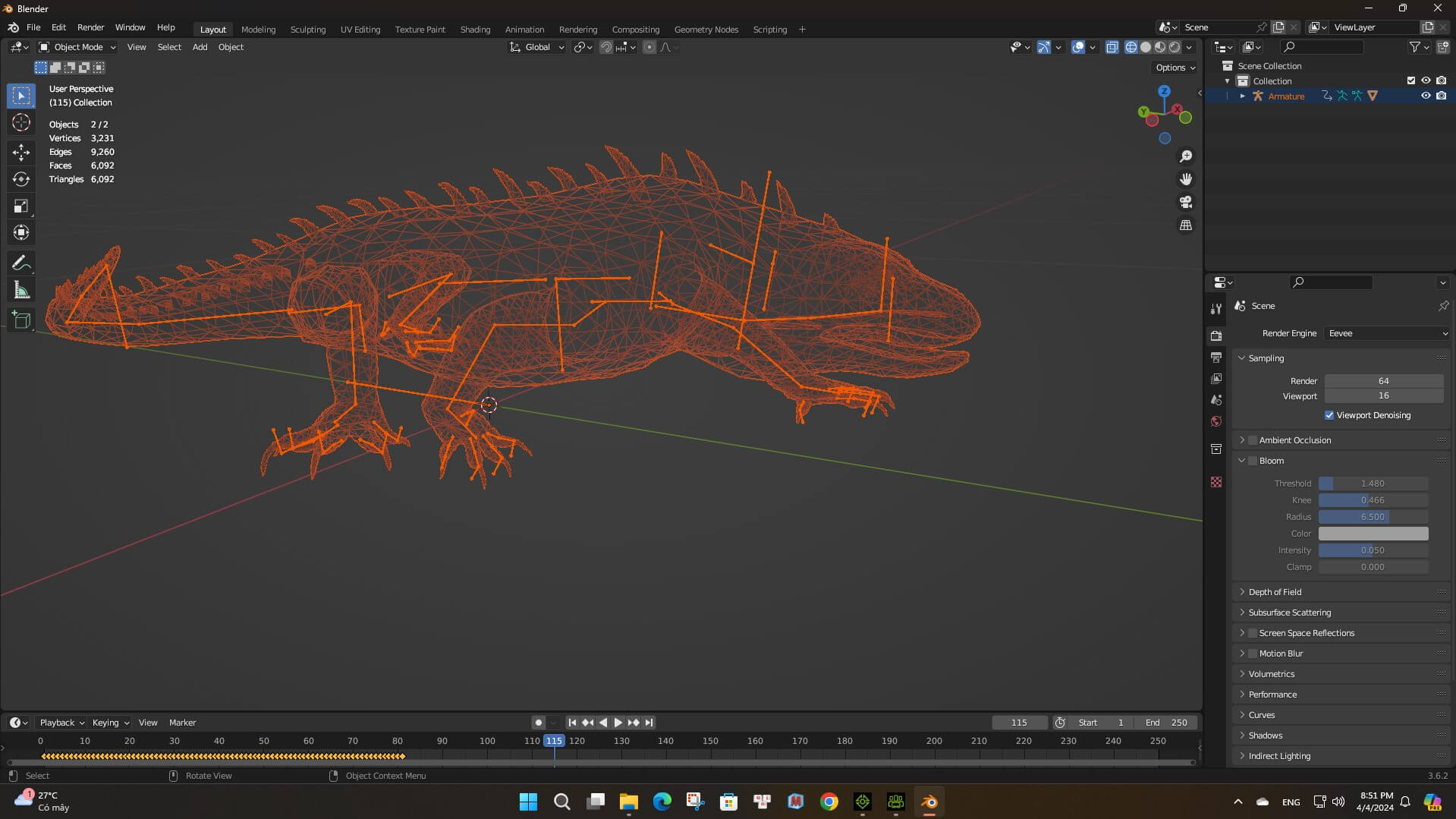 Reptiles-A2-Animated 3D Model by Animated3d