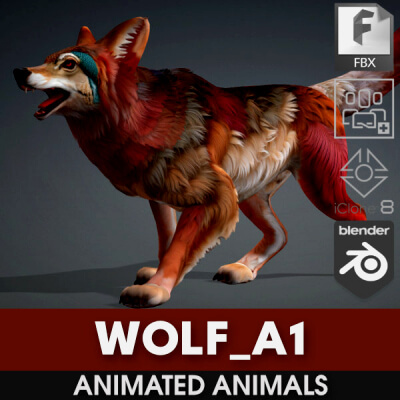 Wolf-A1-Animated by Animated3d