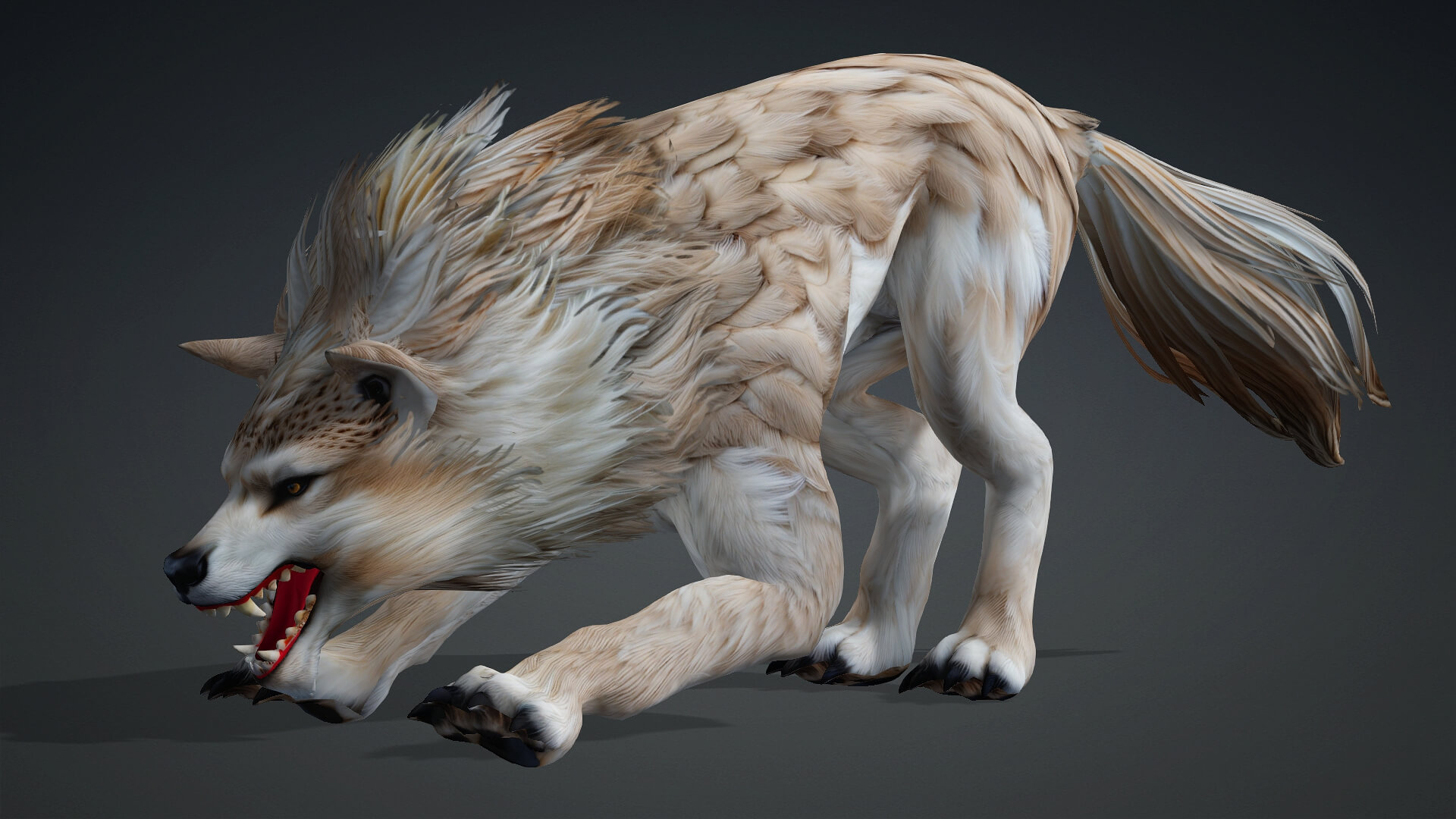 Wolf-B2-Animated 3D Animation by Animated3d