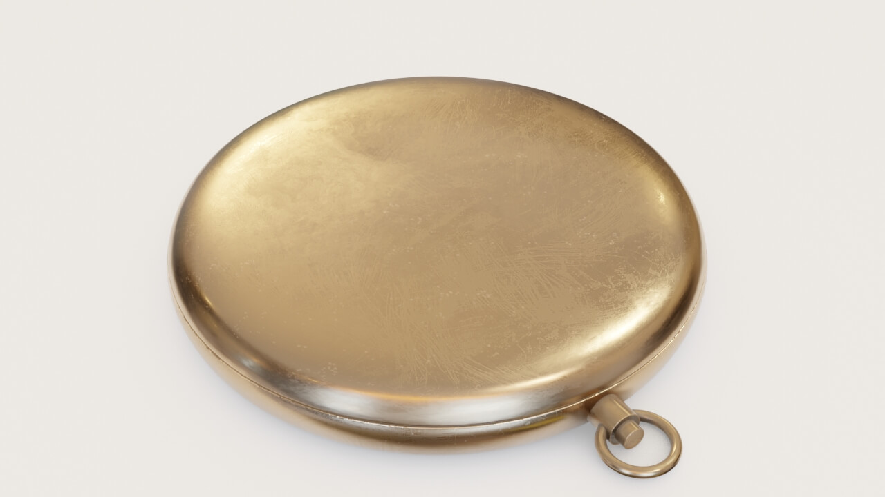 Compass Pbr 3d Model By Animatedheaven