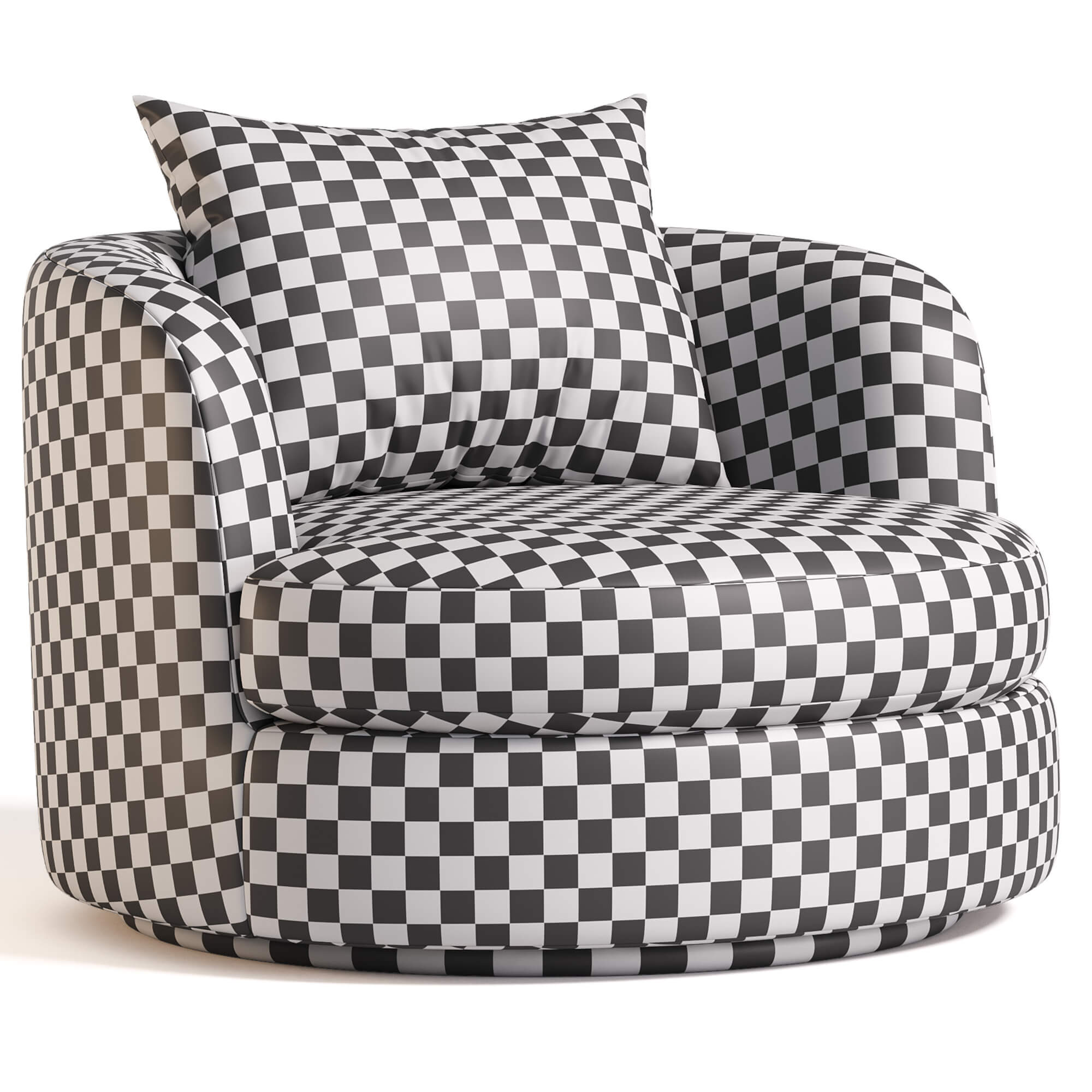 Sofax Tiffany Upholstered Armchair - 3D Model by AnimixStudio