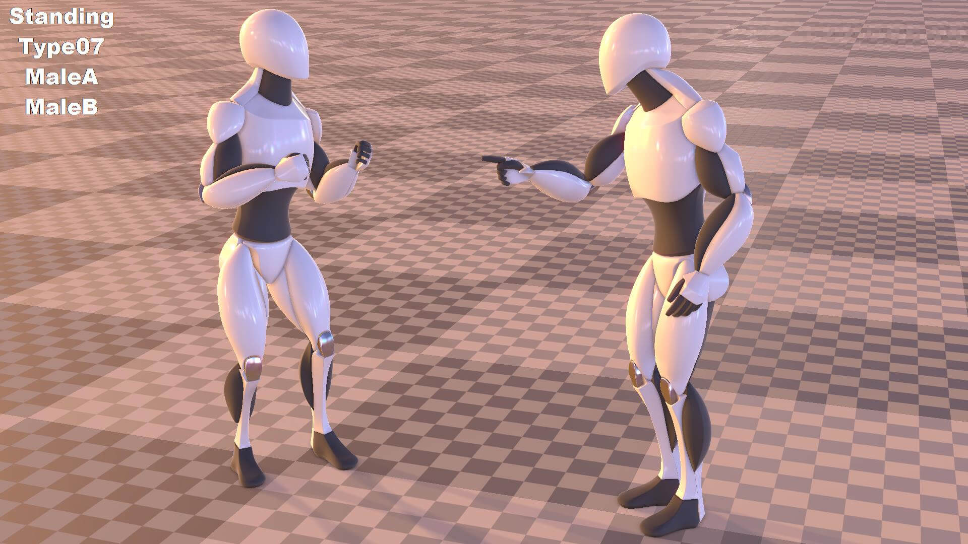 Animo Mocap Arguing - 3D Animation by animo