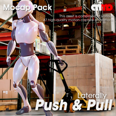 Animo Mocap Push and Pull Laterally - 3D Animation by animo