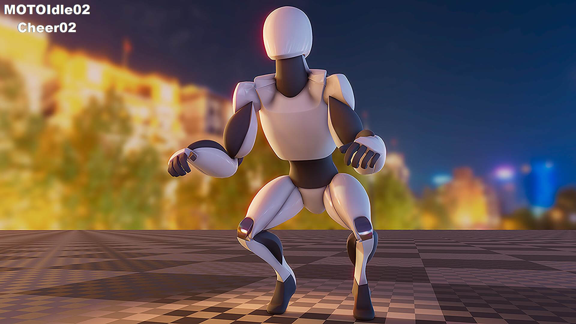 Animo Mocap Motorcycle Riding - 3D Animation by animo
