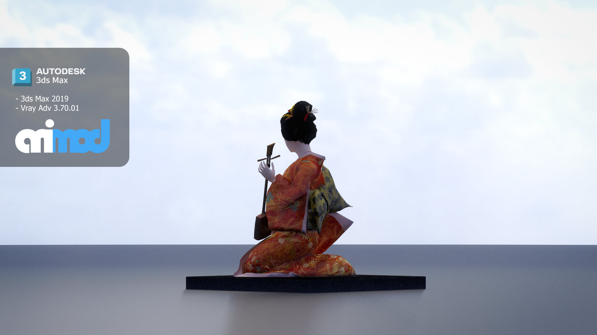 Japanese Doll - 3D Model by animod