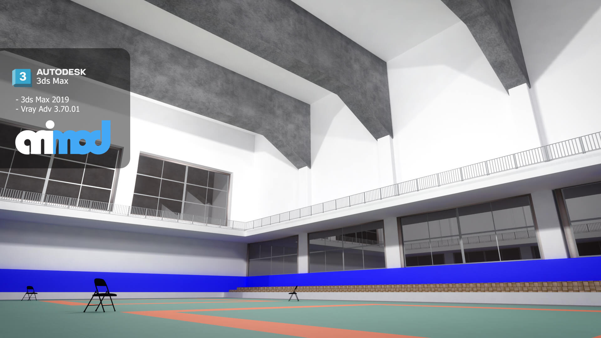 Judo Competition Venue - 3D Model by animod