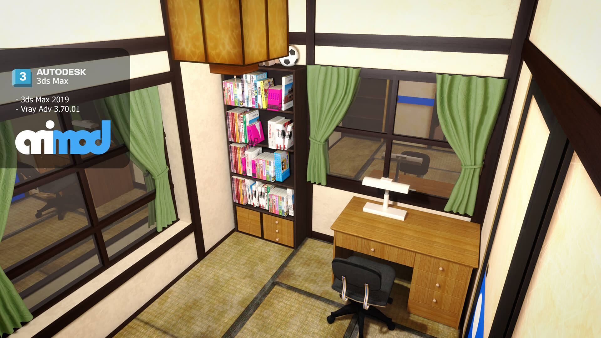 Nobita Room Doraemon - 3D Model by animod