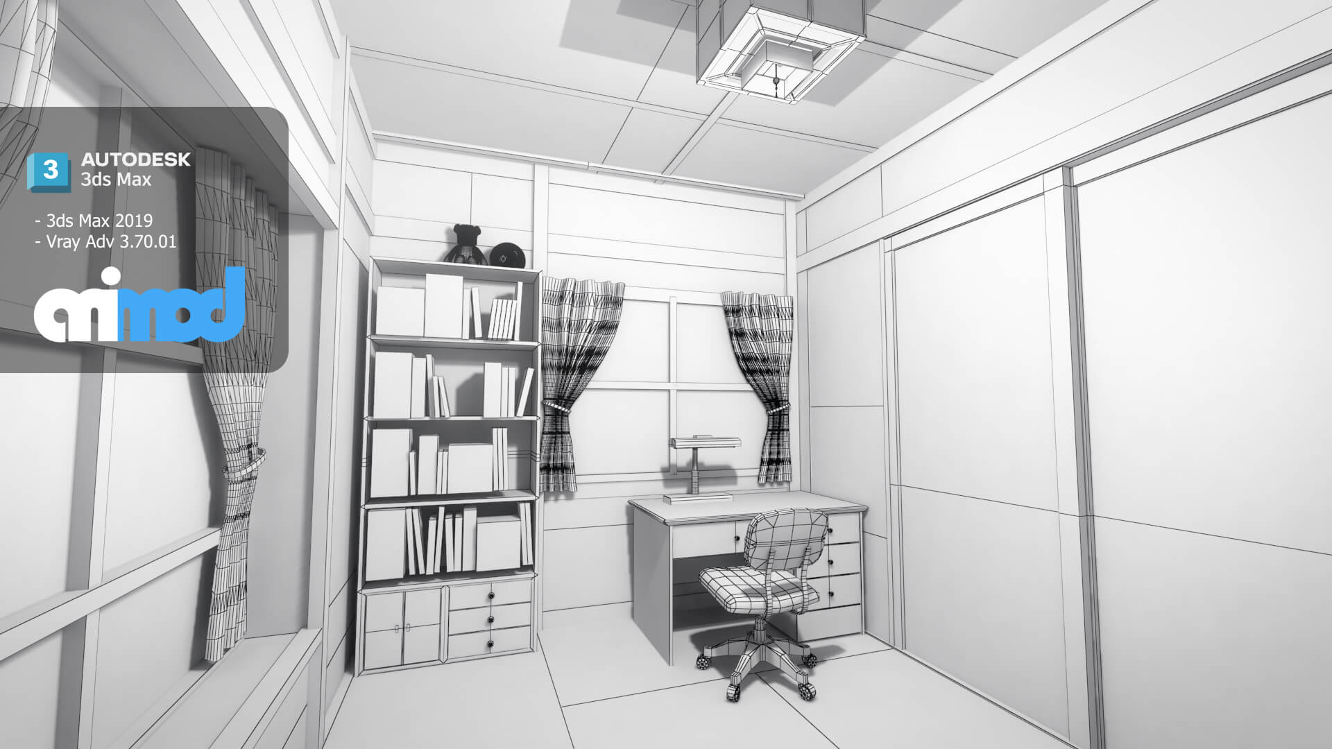 Nobita Room Doraemon - 3D Model by animod