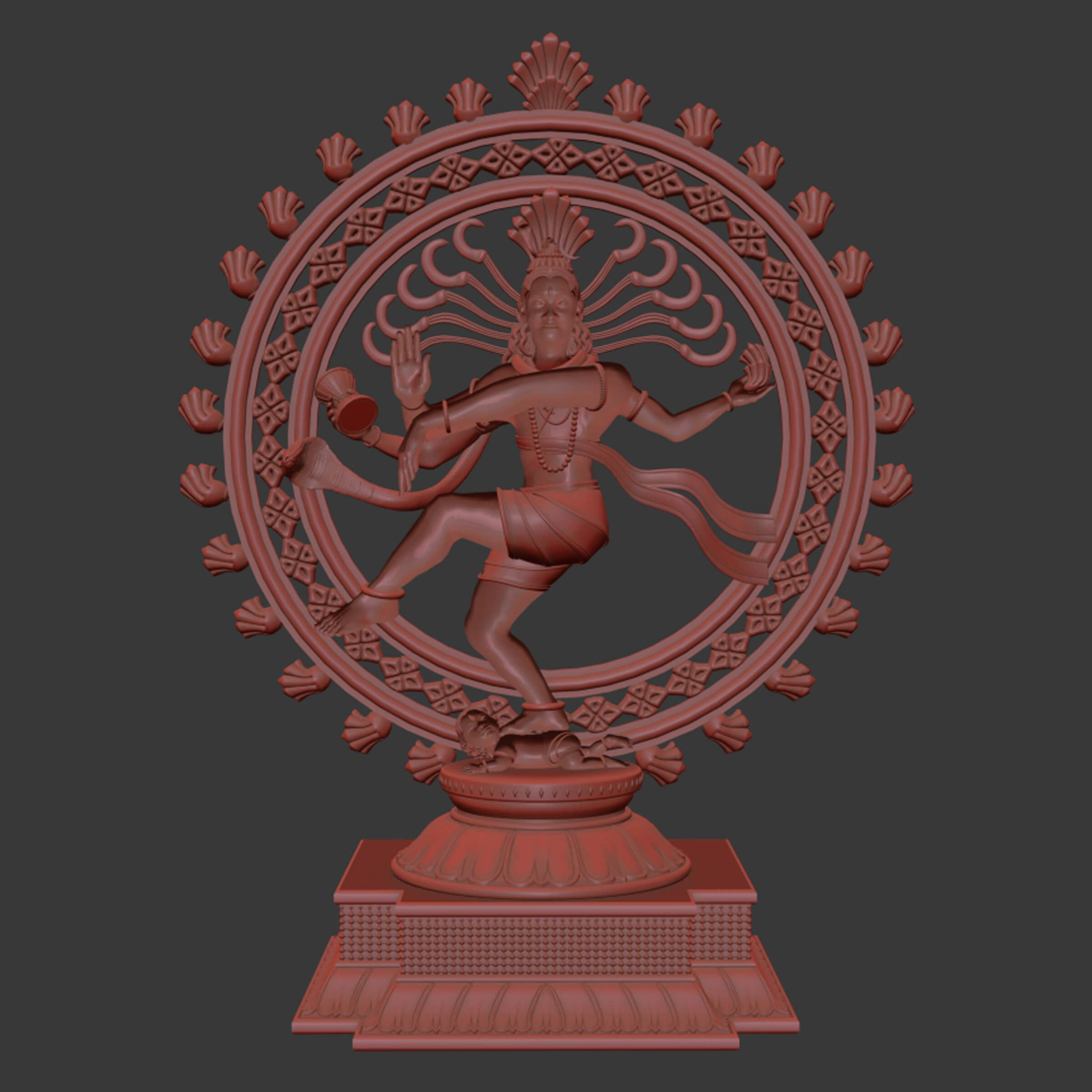 Nataraja 3D Model by Anish2