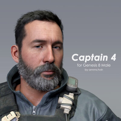 Captain 4 for Genesis 8 Male