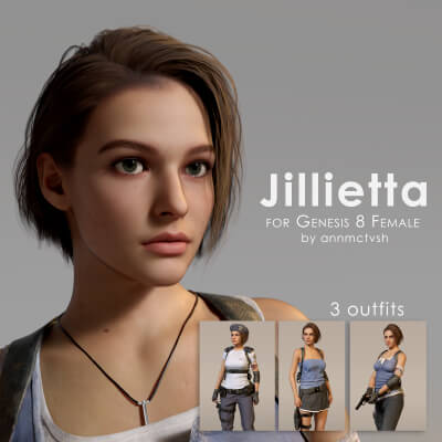Jillietta for Genesis 8 Female by annmctvsh