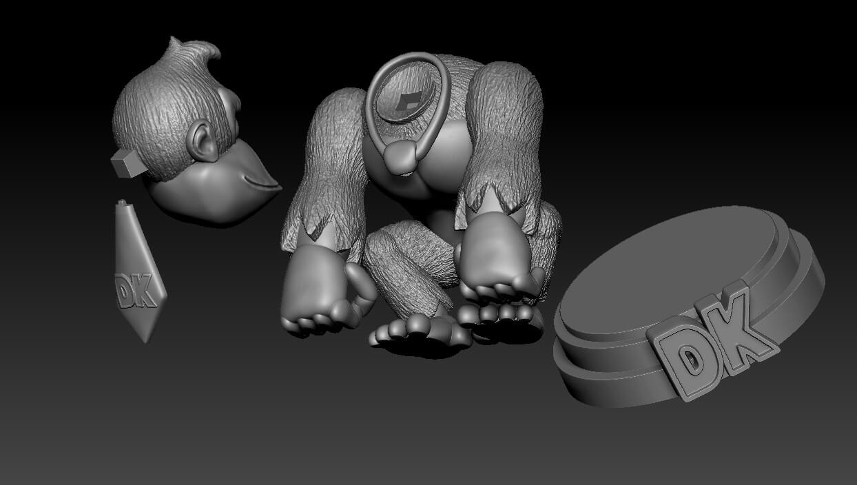 Donkey Kong Country Super - 3D Model by annwilde88