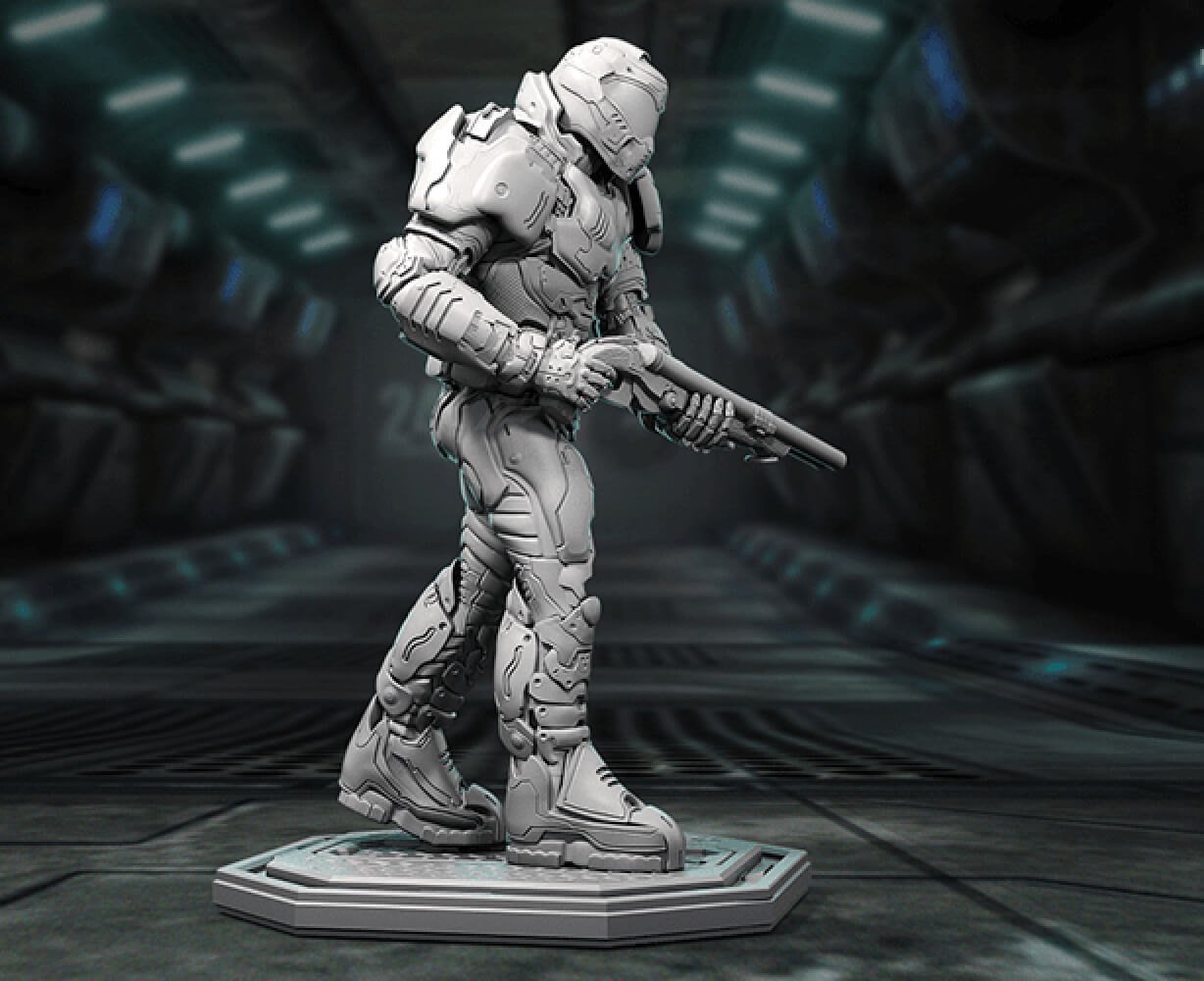 Doom Slayer 3D by annwilde88