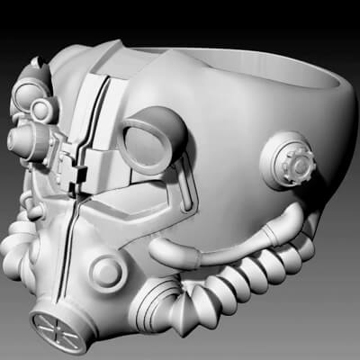 Fallout Ring - 3D Model by annwilde88