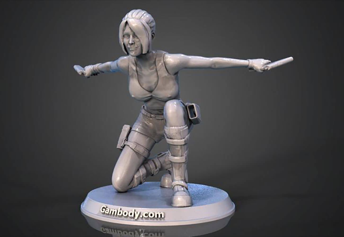 Lara Croft 3D Model by annwilde88