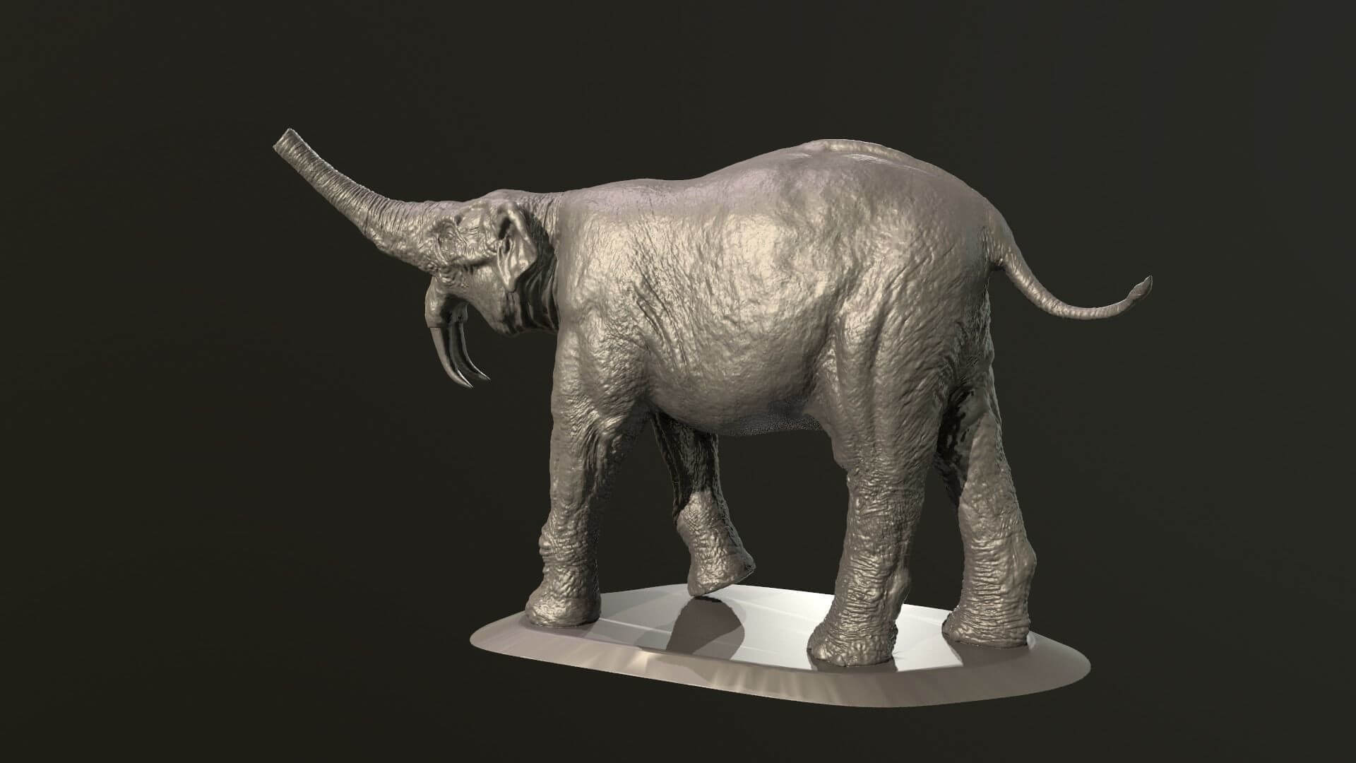 Collection of 10 Extinct Elephantoid Proboscidean - 3D Model by Anthodon