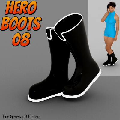 Hero Boots 08 for G8F