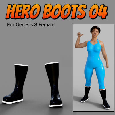 Hero Boots 04 for G8F by AntonioCC