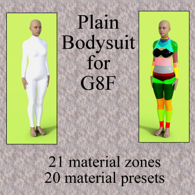 Plain Bodysuit for G8F 01 by AntonioCC
