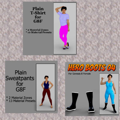 Plain Clothes Bundle 01 for G8F