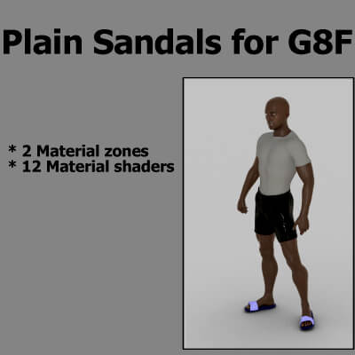Plain Sandals for G8M