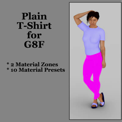 Plain T-Shirt for G8F